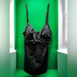 Elegant Black Women's swim top size 12